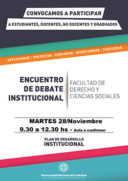 ENCUENTRO DE DEBATE INSTITUCIONAL